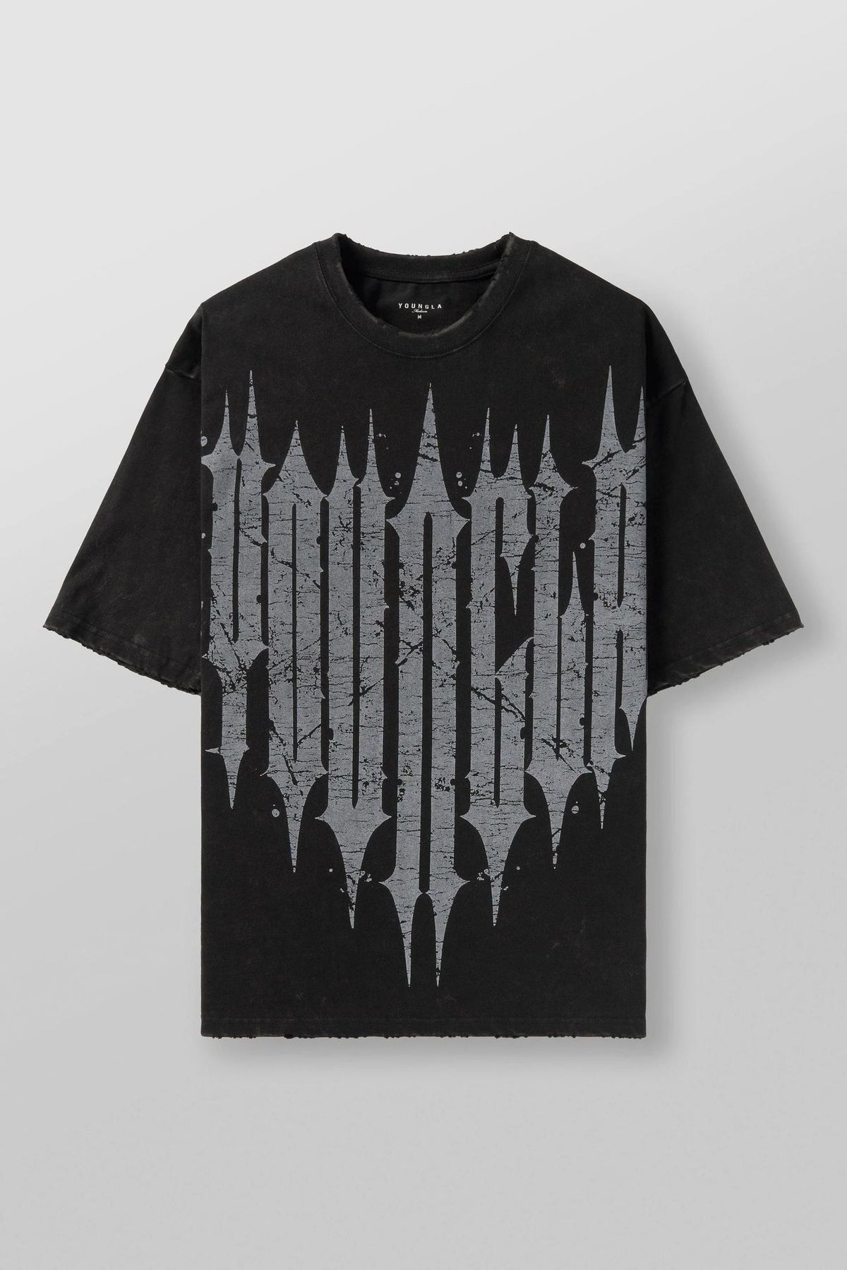 youngla fade cross t-shirt
