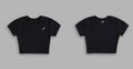 interval short sleeve crop top
