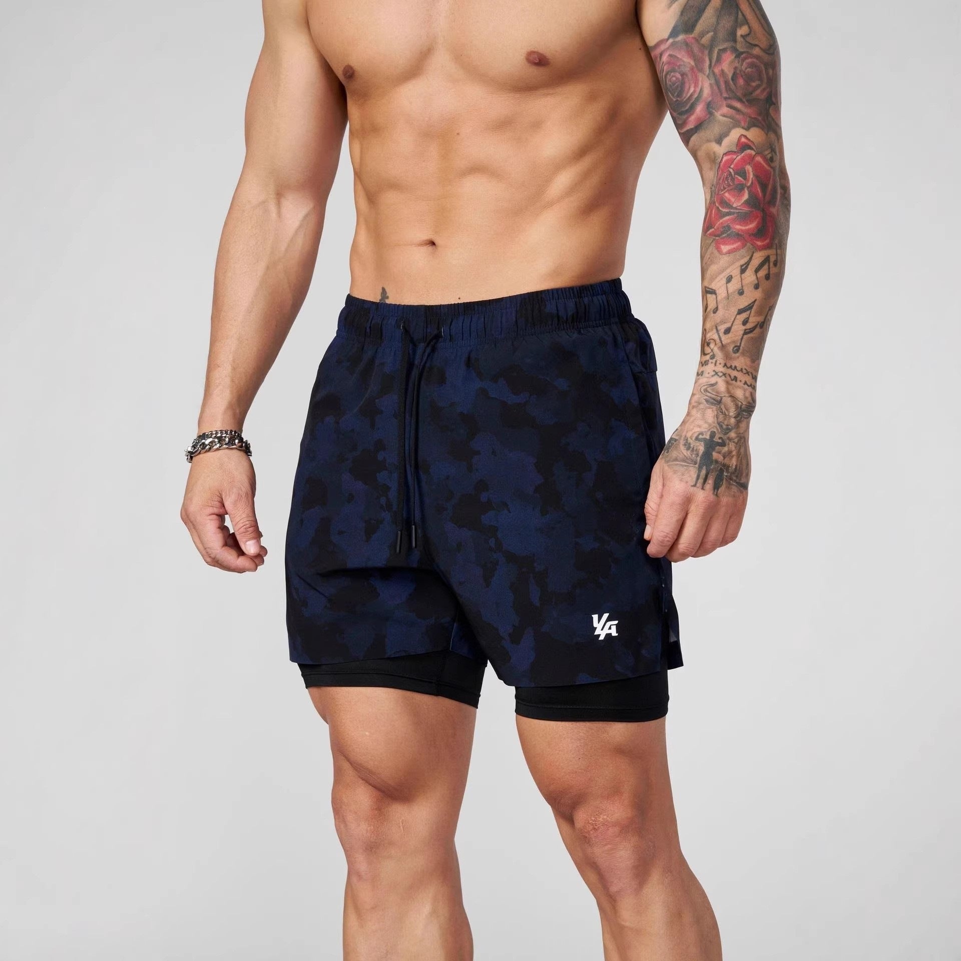 youngla 2 in 1 shorts