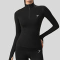 womens 1/4 zip longsleeve